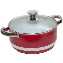 Cacerola c/Asa Cerámico Rojo 28 cm. 5,8 lt. 