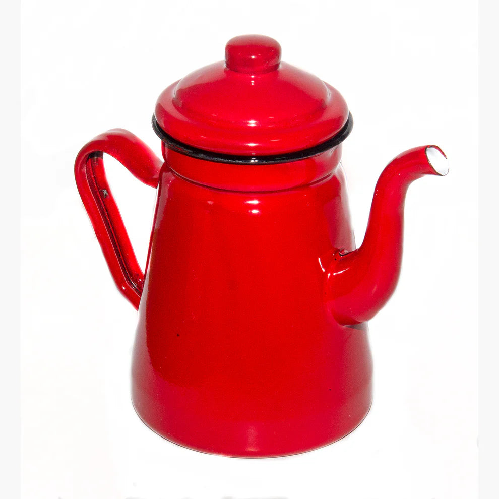 Cafetera Enlozada Roja 1,5 lt. 