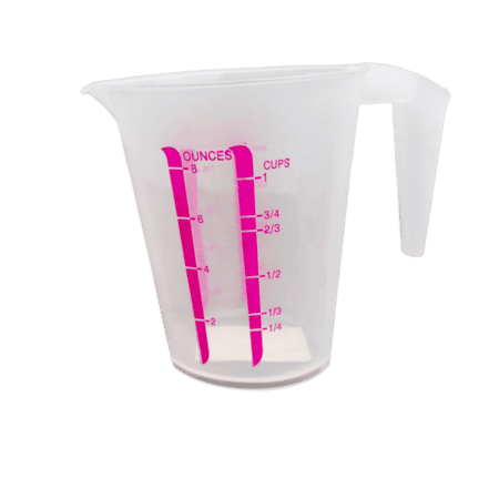 Jarra medidora rosa 