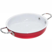 Paila Huevo Cerámico Rojo 16 cm. 