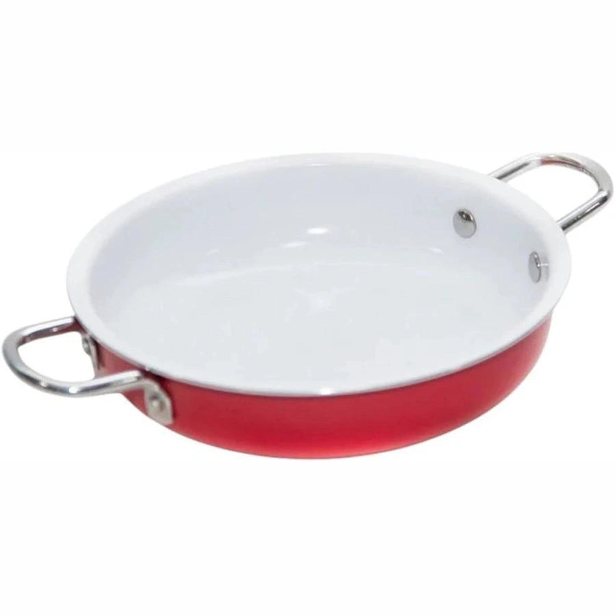 Paila Huevo Cerámico Rojo 16 cm. 