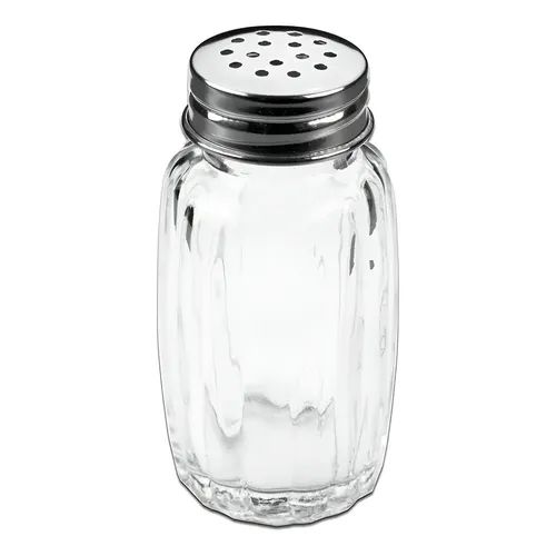 Salero Vidrio con Tapa Ac/Inox 