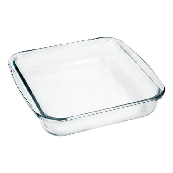 Set Asaderas Cuadradas Vidrio 0,85/1,1 lt. 