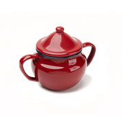 Azucarero Enlozado Rojo 700 ml. 