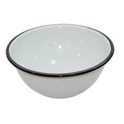 Plato Bowl Enlozado Blanco 14 cm. 
