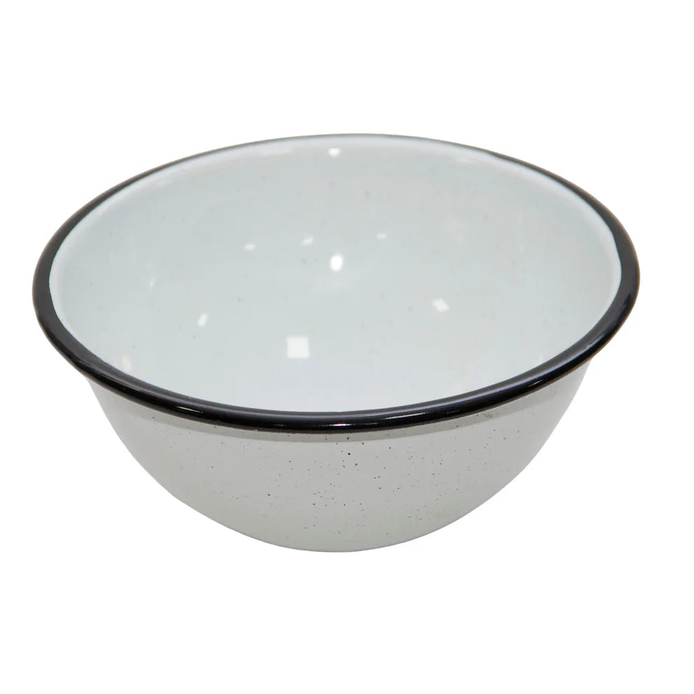 Plato Bowl Enlozado Blanco 18 cm. 