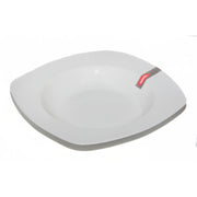 Plato Hondo Cuadrado Loza 9" 