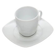 Taza Cuadrada Café Loza 85 cc. 